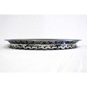 Set of 4 14" Steel Chrome 1 1/2" Deep Wheel Trim Rings