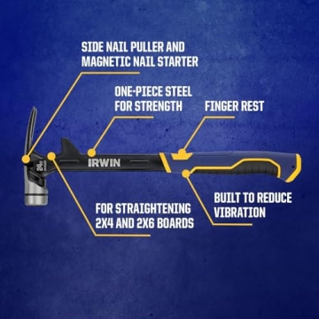 IRWIN 24oz Framing Hammer with Magnetic Nail Starter