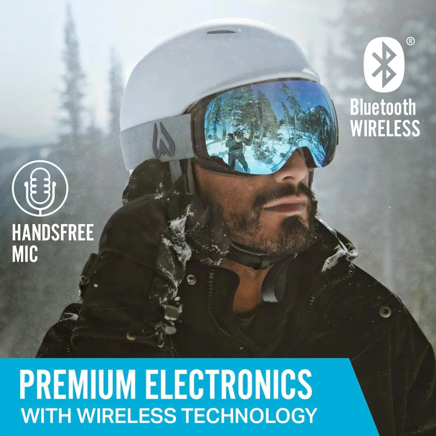 Wildhorn Alta Bluetooth Drop-in Headphones for Skiing