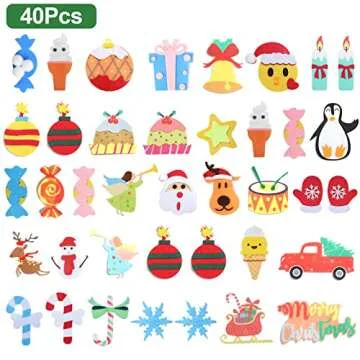 3.5 FT DIY Felt Christmas Tree with 40 Ornaments for Kids