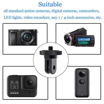 Durable Camera Tripod Mount Adapters for GoPro