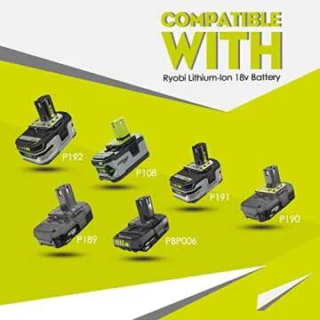 Ecarke Ryobi 18V Power Wheels Adaptor for RC Toys & Robotics