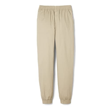 French Toast Boys' Pull-on Twill Jogger Pants for School