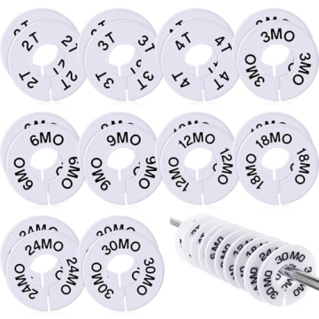 Blulu Clothing Size Dividers - 10 Pack for Organizing