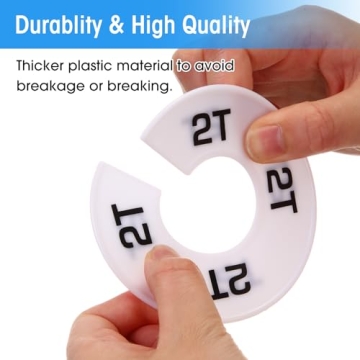 Blulu Clothing Size Dividers - 10 Pack for Organizing