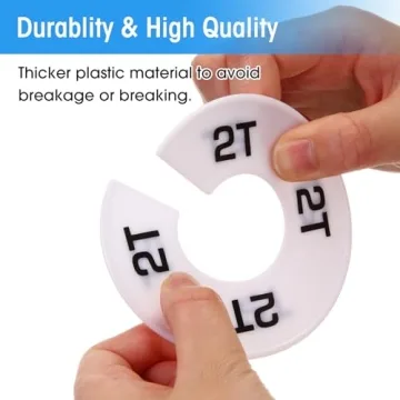 Blulu Clothing Size Dividers - 10 Pack for Organizing