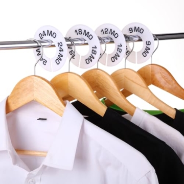 Blulu Clothing Size Dividers - 10 Pack for Organizing