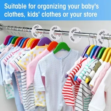 Blulu Clothing Size Dividers - 10 Pack for Organizing