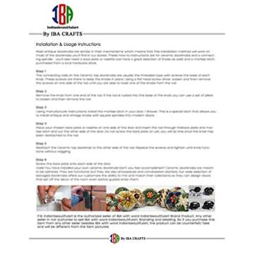 IBA Indianbeautifulart Assorted Multicolor Ceramic Drawers Knobs Door Cupboard Pulls Indian Mix Knobs