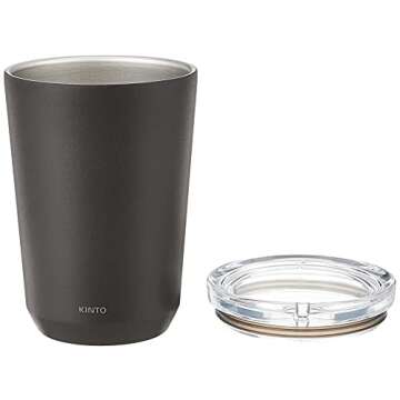 KINTO 20276 To Go Tumbler, 12.2 fl oz (360 ml), Black