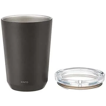 KINTO 20276 To Go Tumbler, 12.2 fl oz (360 ml), Black