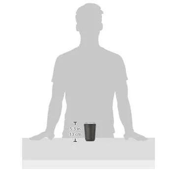 KINTO 20276 To Go Tumbler, 12.2 fl oz (360 ml), Black