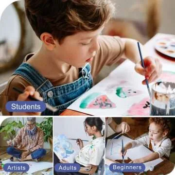 Rosmax Artist Paint Brushes for All Levels of Creativity