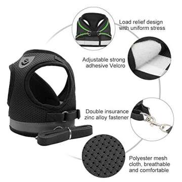 INVENHO Dog Life Jacket Shark Large Pet Life Vest for Swimming Adjustable Dog Shark Life Vest with S...