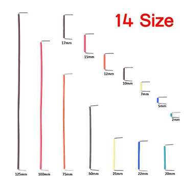 AUSTOR 560 Pieces Jumper Wire Kit 14 Lengths Assorted Preformed Breadboard Jumper Wire with Free Box