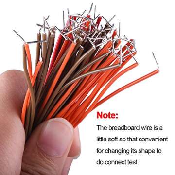 AUSTOR 560 Pieces Jumper Wire Kit 14 Lengths Assorted Preformed Breadboard Jumper Wire with Free Box