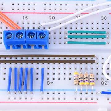 AUSTOR 560 Pieces Jumper Wire Kit 14 Lengths Assorted Preformed Breadboard Jumper Wire with Free Box