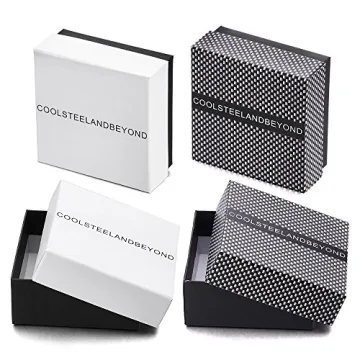 Cool Steel Wheat Chain Necklace with Screw Clasp