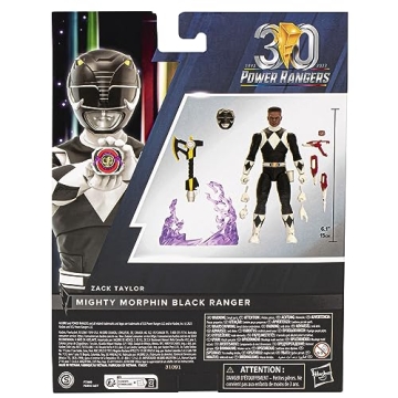 Premium Mighty Morphin Black Ranger 6-Inch Action Figure