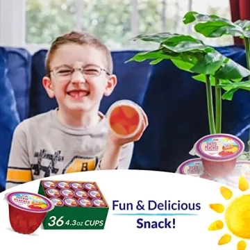 Dole Peaches in Strawberry Gel, Healthy Fruit Snacks