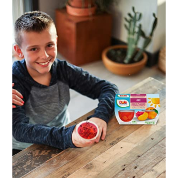 Dole Peaches in Strawberry Gel, Healthy Fruit Snacks