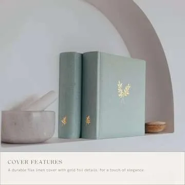 Elegant Linen Photo Album - 200 Acid-Free Pockets for 4x6 Pics - Perfect for Weddings & Gifts