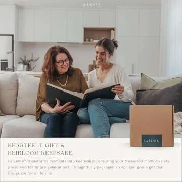 Elegant Linen Photo Album - 200 Acid-Free Pockets for 4x6 Pics - Perfect for Weddings & Gifts