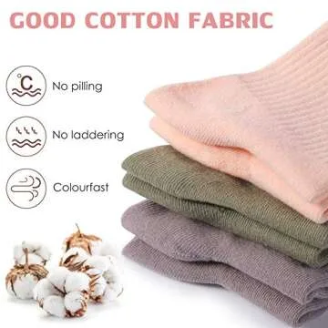 KESYOO 5 Pairs Women Cotton Planet Socks Mid-Tube Embroidered Socks Fashion Daily Casual Crew Socks for Womens & Girls