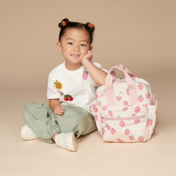 Itzy Ritzy Toddler Backpack - Adjustable Strawberry Design