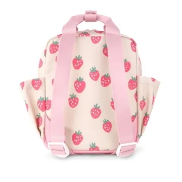 Itzy Ritzy Toddler Backpack - Adjustable Strawberry Design