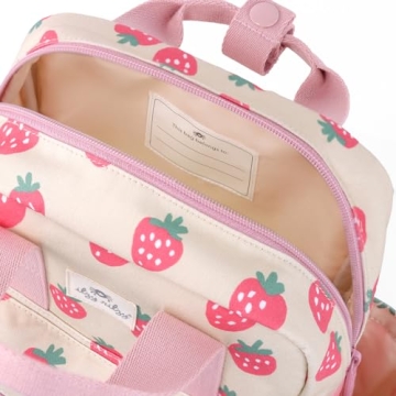 Itzy Ritzy Toddler Backpack - Adjustable Strawberry Design