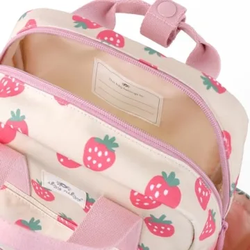 Itzy Ritzy Toddler Backpack - Adjustable Strawberry Design