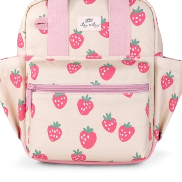 Itzy Ritzy Toddler Backpack - Adjustable Strawberry Design
