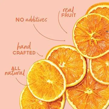 BlueHenry Dehydrated Orange Wheels - 3 oz - 20 slices - Natural Fruit