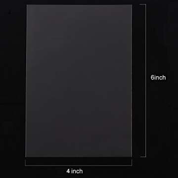 Hitele 200 Pcs 4x6 Inches Clear Flat Cello/Cellophane Treat Bags Good for Pastry,Bakery,Cookie,Candy...