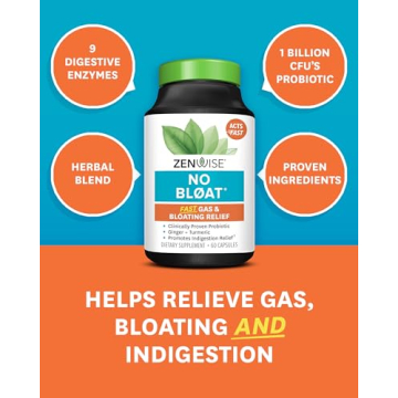 Zenwise Health NO Bloat Probiotics for Digestive Health