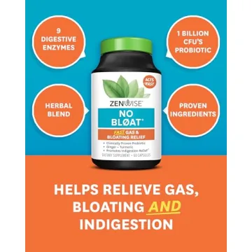 Zenwise Health NO Bloat Probiotics for Digestive Health
