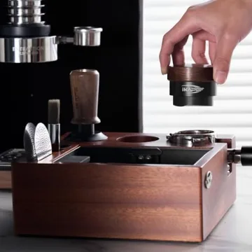 IKAPE V2 Knock Box: Elegant Espresso Coffee Organizer Box