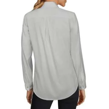 Siliteelon Long Sleeve Button Down Shirts for Women Hooked