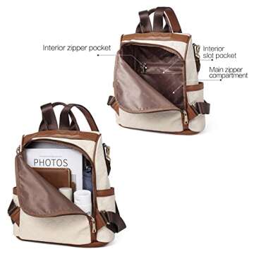 CLUCI Women's Stylish Backpack Purse for Everyday Use