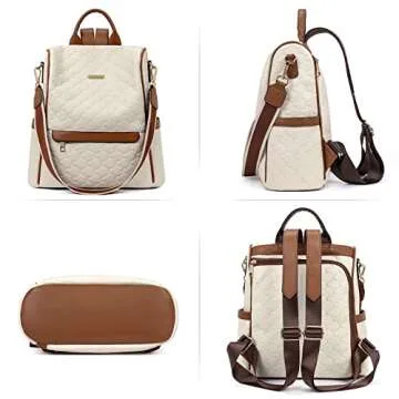 CLUCI Women's Stylish Backpack Purse for Everyday Use