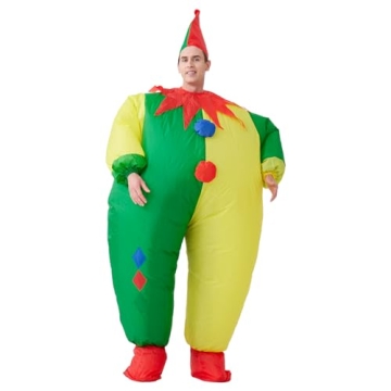 VURPOKSI Inflatable Clown Costume for Halloween and Parties