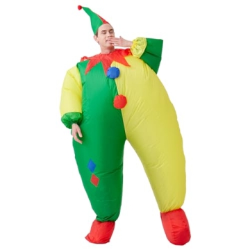 VURPOKSI Inflatable Clown Costume for Halloween and Parties