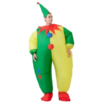 VURPOKSI Inflatable Clown Costume for Halloween and Parties
