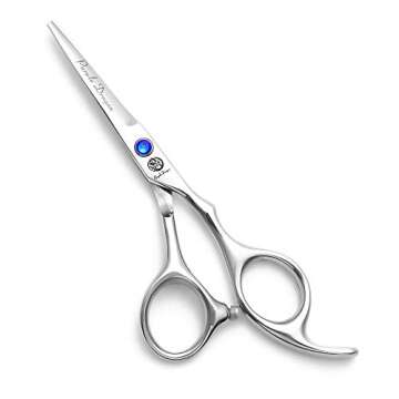 Purple Dragon 4“/5"/5.5"/6"/6.5"/7"/7.5"/8"/9"/10" Sharp Edge Salon Hair Cutting Shears - Pet/Dog Grooming Scissors with Bag - Perfect for Barber or Pet Groomer