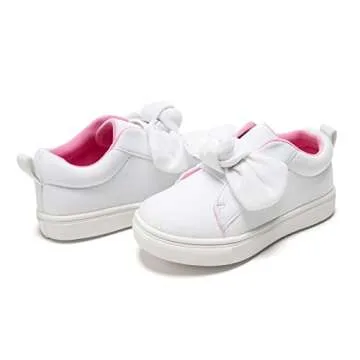 FUNKYMONKEY Girls Lightweight Sneakers for Toddlers