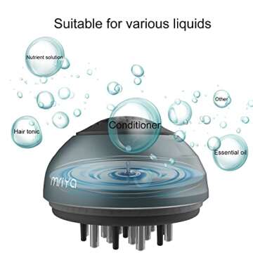 mriya Scalp Applicator Comb, Hair Oil Applicator for Medicine Scalp Head Fluid Comb Essential Oil Hair Treatment Head Scalp Massager Brush Hair Growth