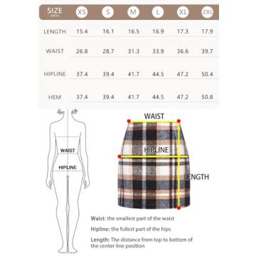 IDEALSANXUN Brown Mini Skirt for Trendy Outfits