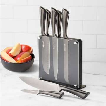 Cuisinart 8pc Colored Stainless Steel Cutlery Set