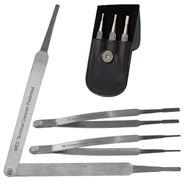 Diamond-Tip Electrical Terminal Cleaner Kit for Repairs